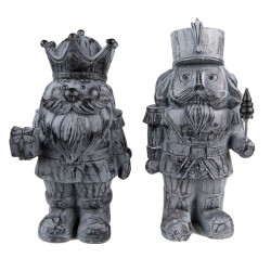 Clayre & Eef Beeld notenkraker 21 cm polyresin kerstdecoratie