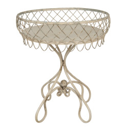 Clayre & Eef Bijzettafel Ø 55x65 cm ijzer rond