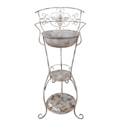Clayre & Eef Decoratieve wastafel 48x42x108 cm bruin ijzer tuindecoratie