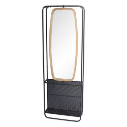 Clayre & Eef Spiegel 54x160 cm hout rechthoek grote spiegel