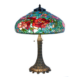 LumiLamp Tiffany tafellamp Ø 55x 85 cm glas tiffany bureaulamp