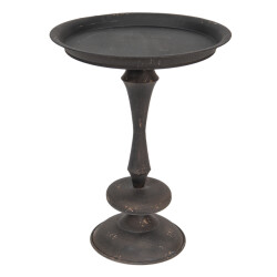 Clayre & Eef Bijzettafel Ø 49x67 cm ijzer