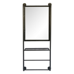 Clayre & Eef Spiegel 48x124 cm hout rechthoek grote spiegel
