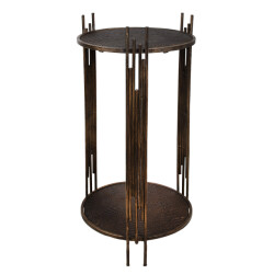 Clayre & Eef Bijzettafel 42x41x89 cm ijzer rond salontafel