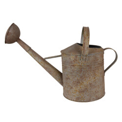 Clayre & Eef Decoratie gieter 53x22x36 cm grijs ijzer