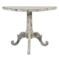 Clayre & Eef Sidetable 100x42x84 cm beige hout wandtafel