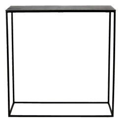 Clayre & Eef Sidetable 99x29x83 cm aluminium rechthoek wandtafel