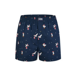 Happy Shorts Heren wijde boxershorts kerst print sea gull