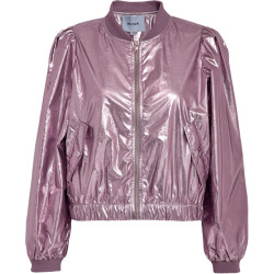 Minus Msjanice metallic bomber jacket soft lilac