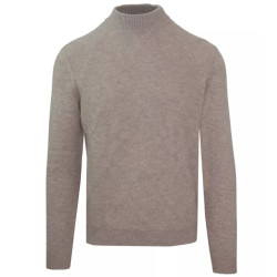 Malo Diamantsteek wol cashmere coltrui