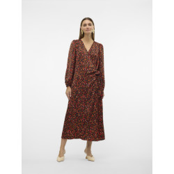 Vero Moda Vmrubia l/s 7/8 wrap dress wvn btq