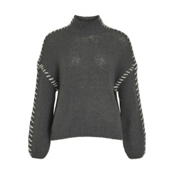 Vila Vichoca new ls knit pullover antraciet