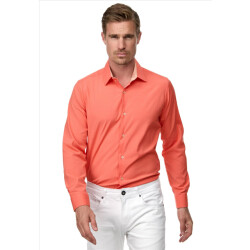 Rusty Neal Heren overhemd - cayenne r-66