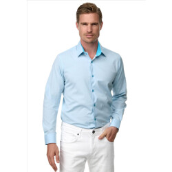 Rusty Neal Heren overhemd - aqua r-66