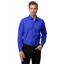 Rusty Neal Heren overhemd kobalt r-44 jezola