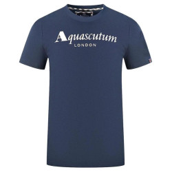 Aquascutum Elegante katoenen t-shirt met iconische vlag detail