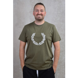 Fred Perry Cross stitch t-shirt