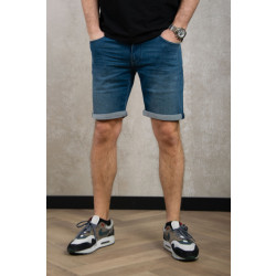 Purewhite Slim fit denim short the steve