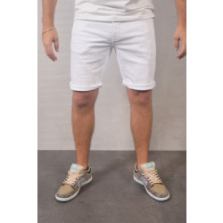 Purewhite Slim fit denim short the steve