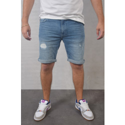 Purewhite Regular fit denim short the miles