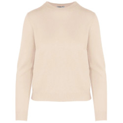 Malo Dames cashmere trui met ronde hals