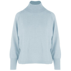 Malo Licht kasjmier turtleneck trui voor dames