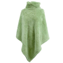 Unique Living poncho dara tea green -80x75cm