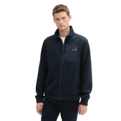 Tom Tailor Fleece stand-up jacket