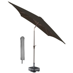 Kopu ® altea parasolset vierkant 230x230 cm met hoes -