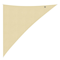 Kopu ® schaduwdoek driehoek 5x6x7,8mtr 280 grams waterdoorlatend