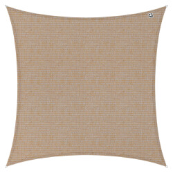 Kopu ® schaduwdoek vierkant 280 gram waterdoorlatend 4x4 m beach