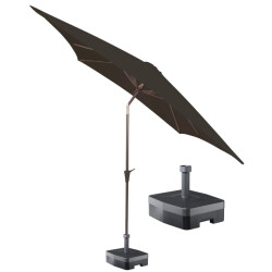 Kopu ® altea parasolset vierkant 230x230 cm met voet -