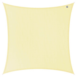 Kopu ® schaduwdoek 5x5m vierkant waterdicht 230 gram zonnedoek creme