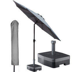 Kopu ® calma parasolset rond 300 cm met hoes en voet -