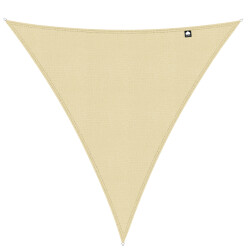 Kopu ® schaduwdoek driehoek 3,6 m 280 grams waterdoorlatend creme