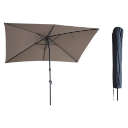 Kopu ® sevilla parasol rechthoek 200x300 cm met hoes balkonparasol