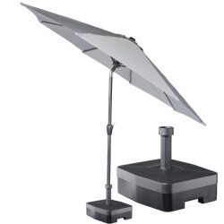 Kopu ® calma parasolset rond 300 cm met voet licht
