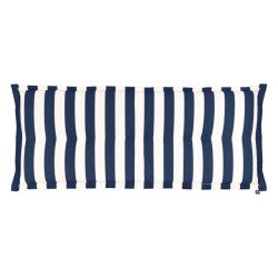 Kopu ® mila navy blue 120 cm hoogwaardig bankkussen gestreept