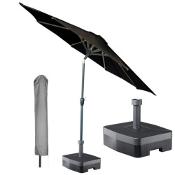 Kopu ® calma parasolset rond 300 cm met hoes en voet -