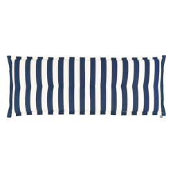 Kopu ® mila navy blue 150 cm hoogwaardig bankkussen gestreept