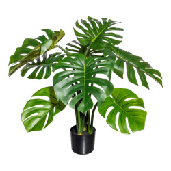 Kopu ® kunstplant split philodendron 90 cm 8 bladeren nepplant