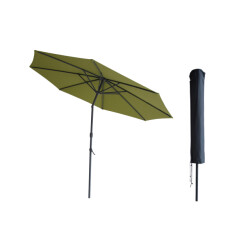 Kopu ® valencia parasol rond 300 cm met beschermhoes olijfgroen