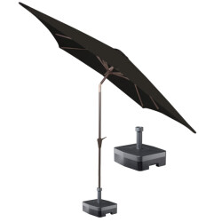 Kopu ® altea parasolset vierkant 230x230 cm met voet -