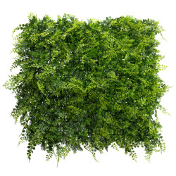 Kopu ® kunstplant uv bestendig wandpaneel planten mat 50x50x7 cm varens
