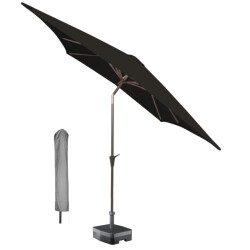 Kopu ® altea parasolset vierkant 230x230 cm met hoes -