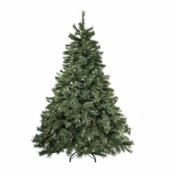 Excellent Trees ® elverum frosted 180 cm kerstboom met verlichting met mobiele