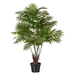 Kopu ® kunstplant arecapalm 110 cm 6 stammen zwarte pot nepplant