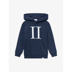 Les Deux Jongens hoodie encore dark navy ivory