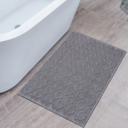 Muratap Badmat kelim wasbaar laagpolig badkamer toiletmat anti slip- 60x90 cm