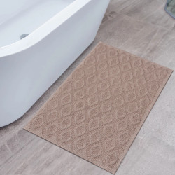 Muratap Badmat kelim wasbaar laagpolig badkamer toiletmat anti slip- 120x160 cm